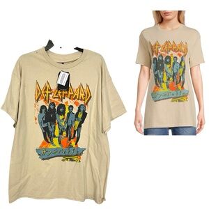 Junk Food Clothing Beige Graphic Tee